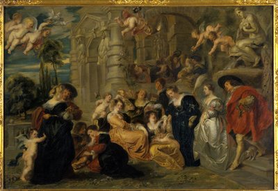 Der Garten der Liebe von Peter Paul Rubens